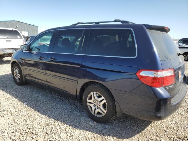 5FNRL38797B081271 - 2007 HONDA ODYSSEY EXL BLUE photo 2