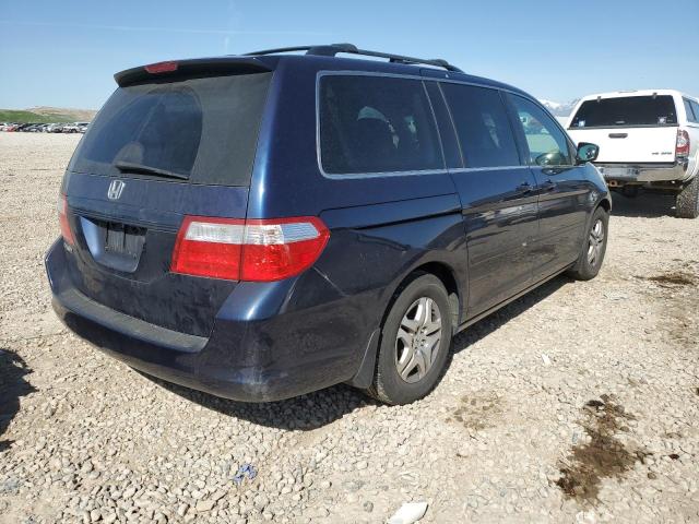 5FNRL38797B081271 - 2007 HONDA ODYSSEY EXL BLUE photo 3