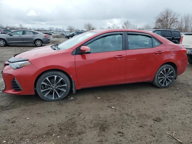 2T1BURHE5JC124032 - 2018 TOYOTA COROLLA L 红色 照片 1