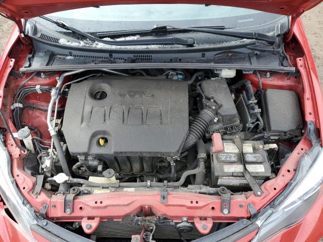 2T1BURHE5JC124032 - 2018 TOYOTA COROLLA L 红色 照片 11