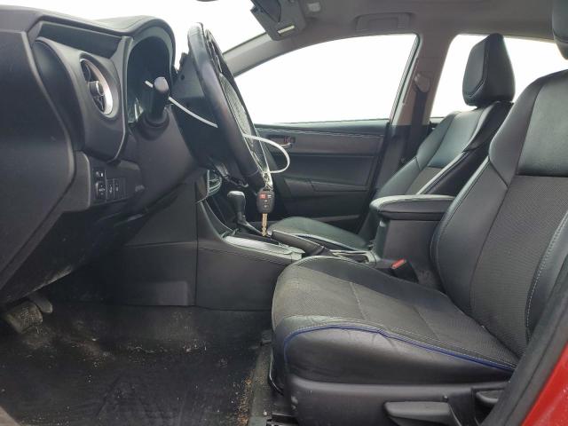 2T1BURHE5JC124032 - 2018 TOYOTA COROLLA L 红色 照片 7