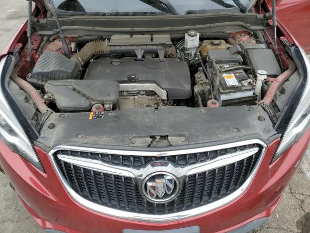 LRBFXCSA9KD039256 - 2019 BUICK ENVISION ESSENCE Կարմիր լուսանկար 12