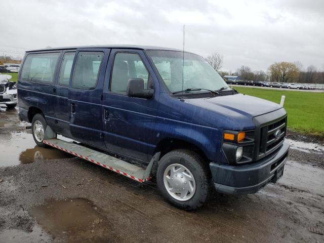 1FMNE1BW8BDA33544 - 2011 FORD ECONOLINE E150 WAGON BLUE photo 4