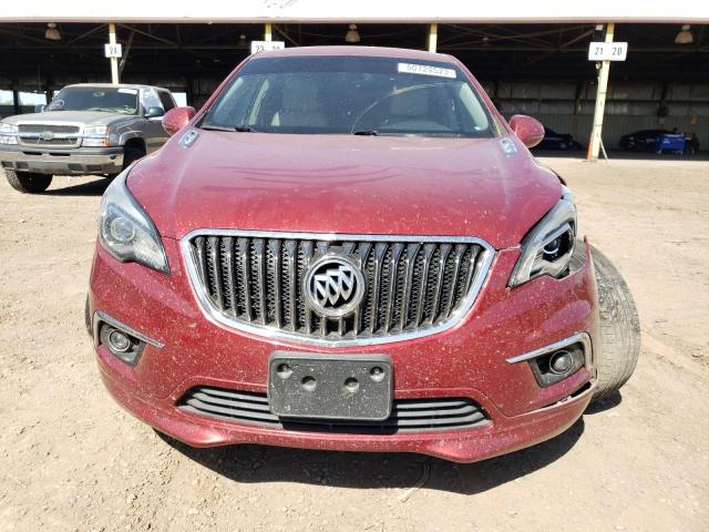 LRBFXASA1HD002960 - 2017 BUICK ENVISION PREFERRED BURGUNDY photo 5