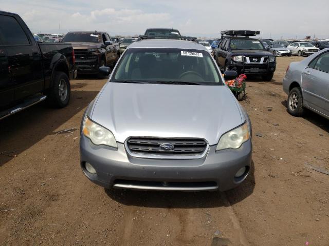 4S4BP61C176330927 - 2007 SUBARU LEGACY OUTBACK 2.5I SILVER photo 5