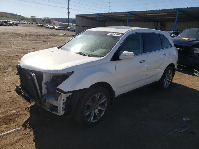 2HNYD2H6XDH519967 - 2013 ACURA MDX ADVANCE WHITE photo 1