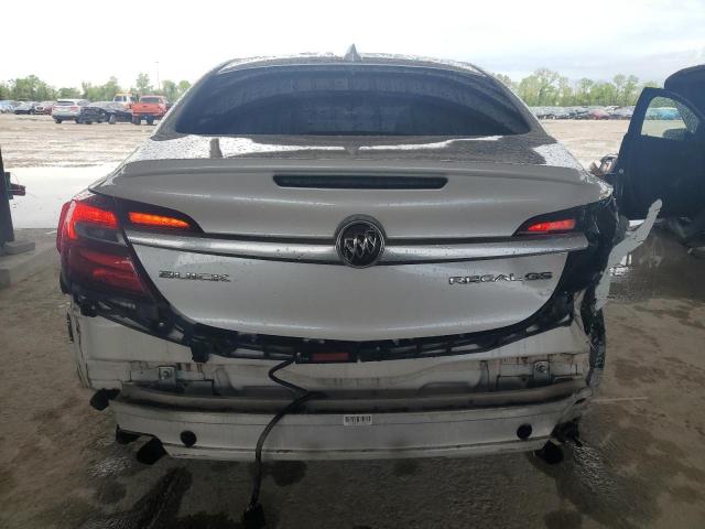 2G4GT5GX0H9124353 - 2017 BUICK REGAL GS WHITE photo 6