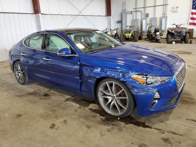 KMTG44LA9LU045502 - 2020 GENESIS G70 PRESTIGE BLUE photo 4