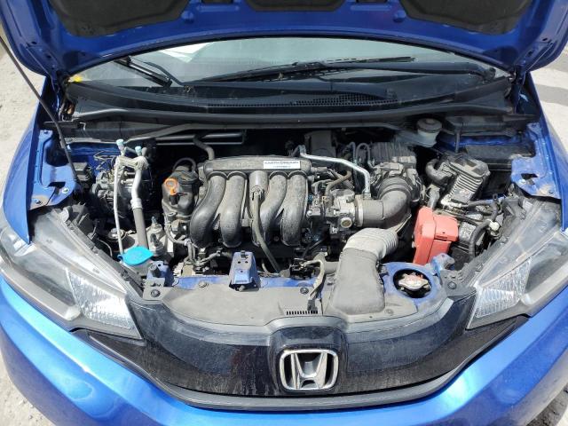 JHMGK5H52HS011800 - 2017 HONDA FIT LX BLUE photo 11