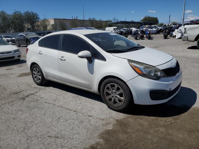 KNADM4A3XE6384747 - 2014 KIA RIO LX WHITE photo 4