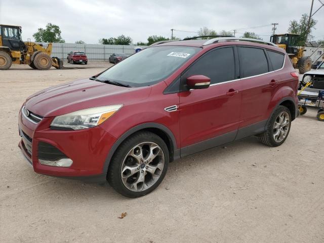 1FMCU9J96DUD85786 - 2013 FORD ESCAPE TITANIUM MAROON photo 1