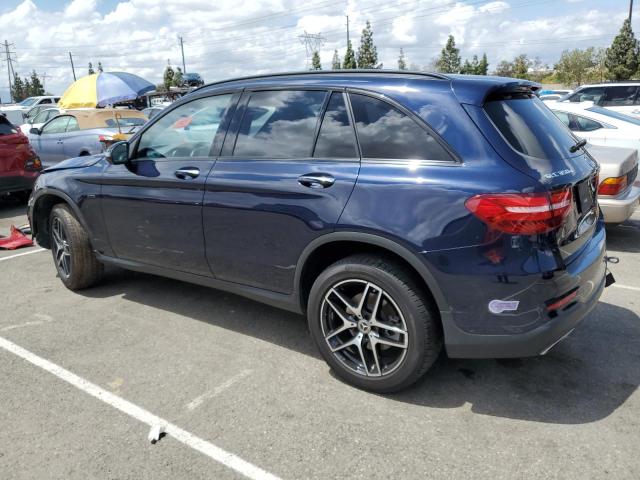 WDC0G5EB0KF593890 - 2019 MERCEDES-BENZ GLC 350E BLUE photo 2