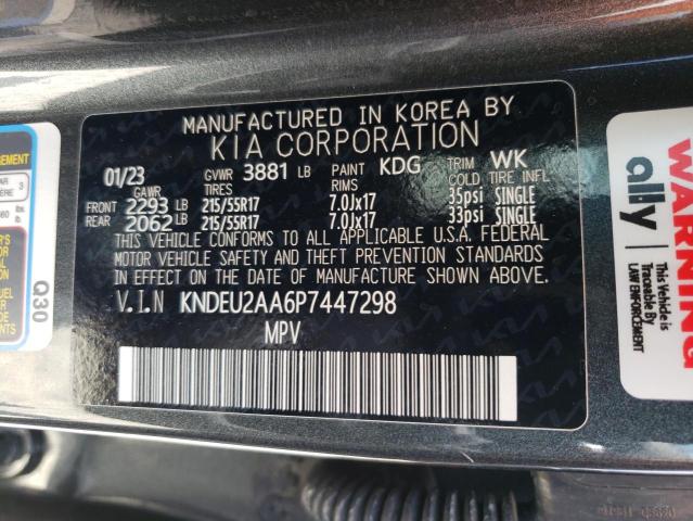 KNDEU2AA6P7447298 - 2023 KIA SELTOS S GRAY photo 12