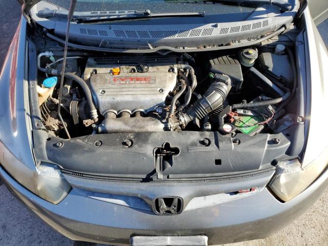 2HGFG21547H707573 - 2007 HONDA CIVIC SI GRAY photo 11