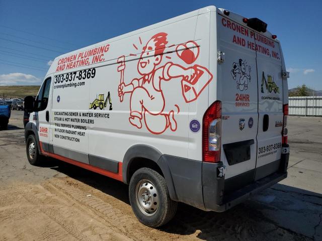 3C6TRVDG4GE100778 - 2016 RAM PROMASTER 2500 HIGH WHITE photo 2