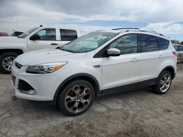 1FMCU9J98DUC32634 - 2013 FORD ESCAPE TITANIUM WHITE photo 1