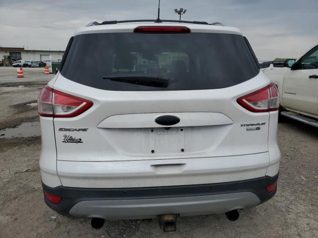 1FMCU9J98DUC32634 - 2013 FORD ESCAPE TITANIUM WHITE photo 6