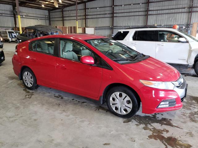 JHMZE2H32DS005566 - 2013 HONDA INSIGHT RED photo 4