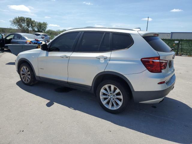 5UXWX9C52D0A17505 - 2013 BMW X3 XDRIVE28I SILVER photo 2