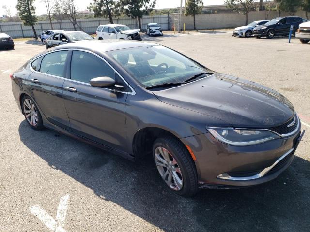 1C3CCCAB3FN617298 - 2015 CHRYSLER 200 LIMITED GRAY photo 4