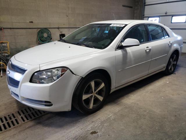 1G1ZC5EU4BF360310 - 2011 CHEVROLET MALIBU 1LT WHITE photo 1