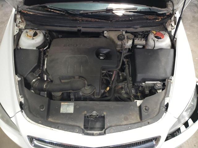 1G1ZC5EU4BF360310 - 2011 CHEVROLET MALIBU 1LT WHITE photo 11