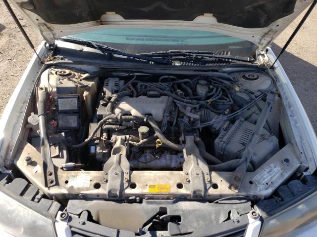 2G1WF55E119202159 - 2001 CHEVROLET IMPALA WHITE photo 11