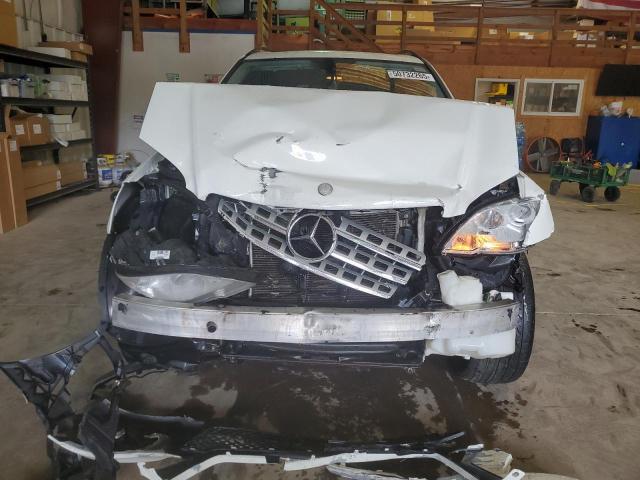 4JGBB8GB9BA687044 - 2011 MERCEDES-BENZ ML 350 4MATIC WHITE photo 5