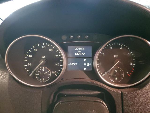 4JGBB8GB9BA687044 - 2011 MERCEDES-BENZ ML 350 4MATIC WHITE photo 9