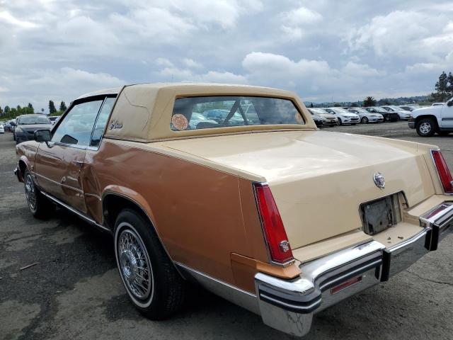 1G6AL5784DE613920 - 1983 CADILLAC EL DORADO BEIGE photo 2