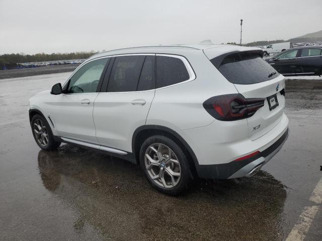5UX53DP09N9M50953 - 2022 BMW X3 XDRIVE30I WHITE photo 2