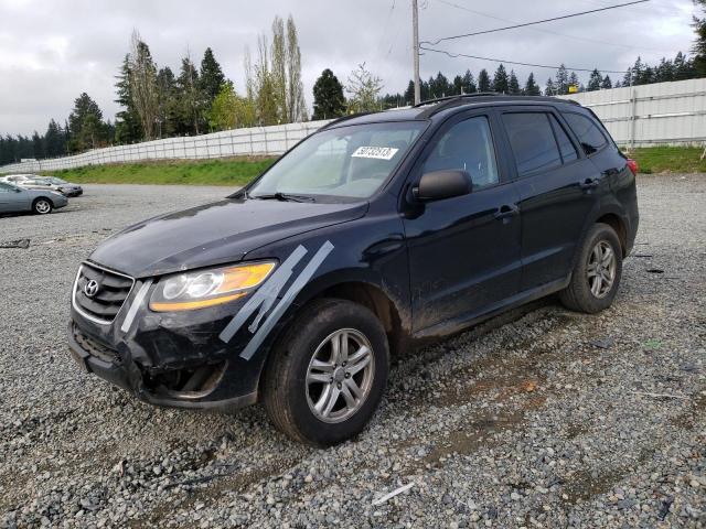 5NMSG3AB3AH393872 - 2010 HYUNDAI SANTA FE GLS BLACK photo 1