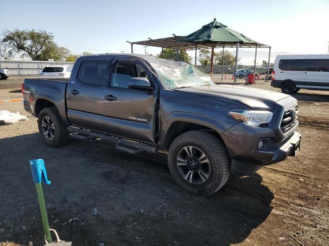 5TFAX5GN1KX163068 - 2019 TOYOTA TACOMA DOUBLE CAB GRAY photo 4