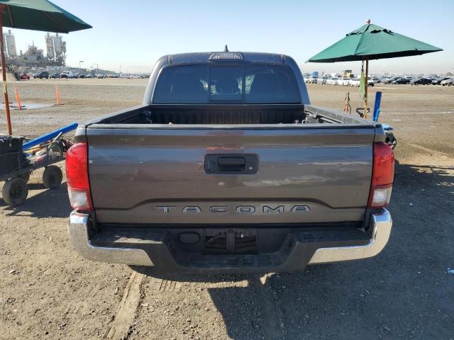 5TFAX5GN1KX163068 - 2019 TOYOTA TACOMA DOUBLE CAB GRAY photo 6