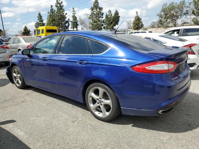 3FA6P0H9XER277857 - 2014 FORD FUSION SE BLUE photo 2