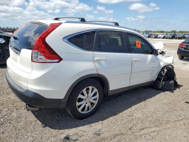 5J6RM3H70CL013424 - 2012 HONDA CR-V EXL WHITE photo 3