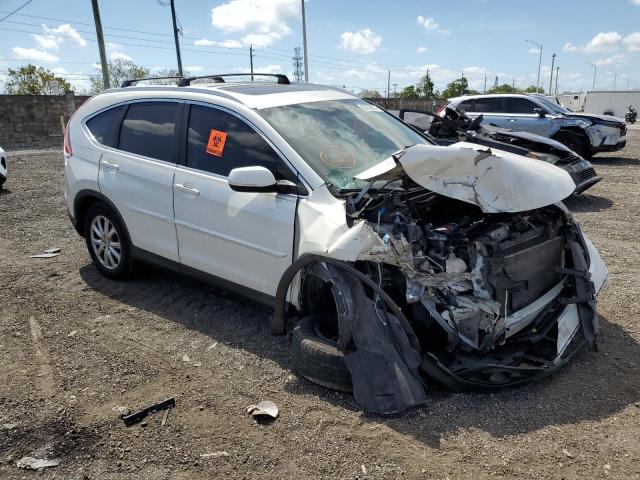 5J6RM3H70CL013424 - 2012 HONDA CR-V EXL WHITE photo 4