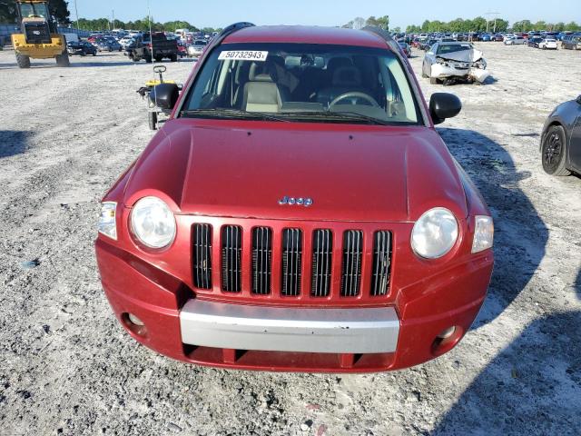 1J8FT57W58D784004 - 2008 JEEP COMPASS LIMITED RED photo 5