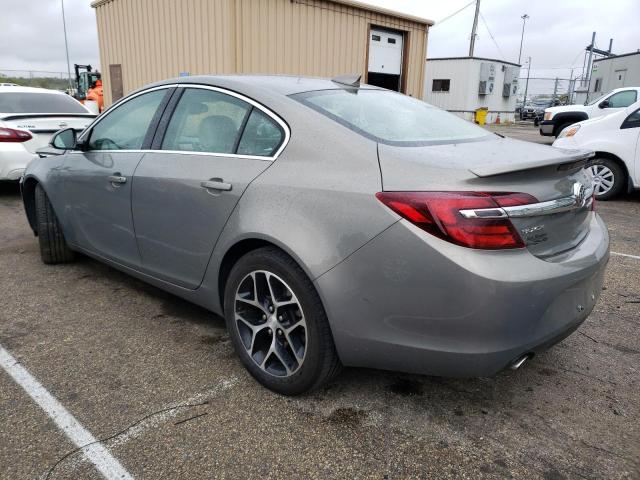 2G4GL5EXXH9126405 - 2017 BUICK REGAL SPORT TOURING GRAY photo 2