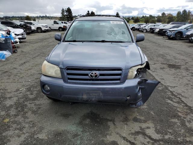 JTEEP21A170230611 - 2007 TOYOTA HIGHLANDER SPORT BLUE photo 5