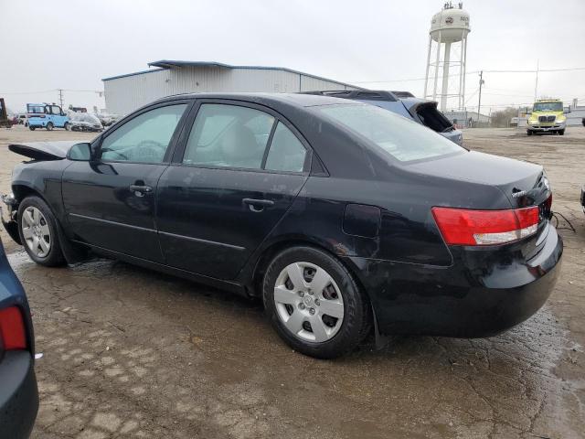 5NPET46C87H203687 - 2007 HYUNDAI SONATA GLS BLACK photo 2