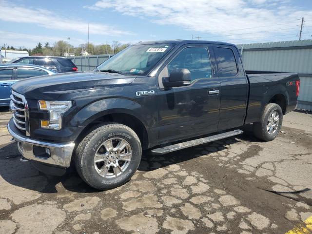 1FTEX1E83FFC67130 - 2015 FORD F150 SUPER CAB BLACK photo 1