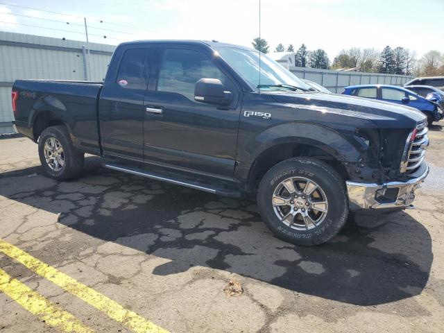 1FTEX1E83FFC67130 - 2015 FORD F150 SUPER CAB BLACK photo 4