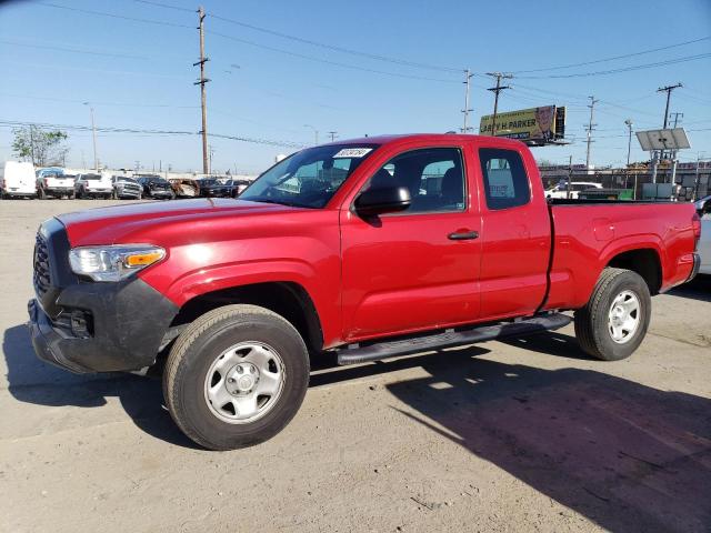 5TFRX5GN9JX105680 - 2018 TOYOTA TACOMA ACCESS CAB RED photo 1