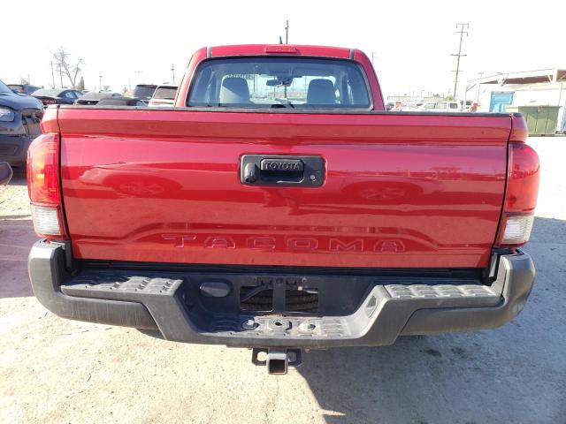 5TFRX5GN9JX105680 - 2018 TOYOTA TACOMA ACCESS CAB RED photo 6