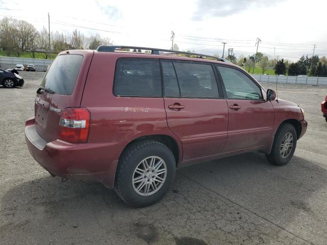 JTEEP21A250104075 - 2005 TOYOTA HIGHLANDER LIMITED RED photo 3