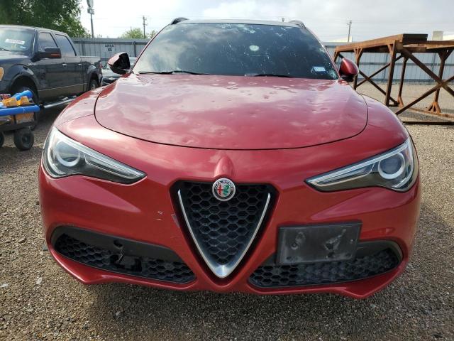 ZASFAKNN0J7B94701 - 2018 ALFA ROMEO STELVIO TI SPORT RED photo 5