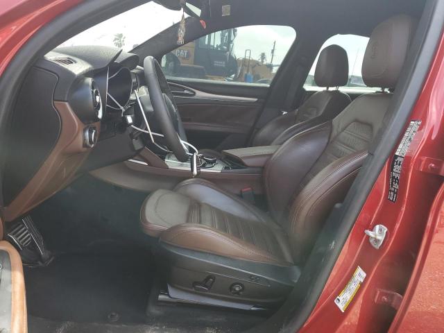 ZASFAKNN0J7B94701 - 2018 ALFA ROMEO STELVIO TI SPORT RED photo 7