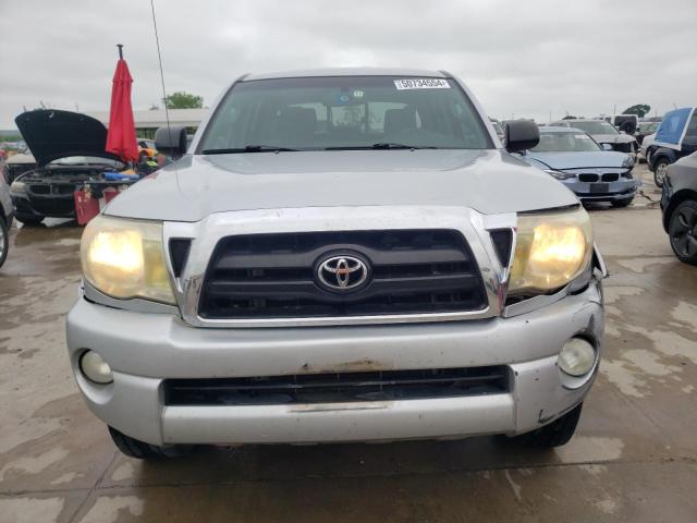 5TEJU62N17Z463540 - 2007 TOYOTA TACOMA DOUBLE CAB PRERUNNER SILVER photo 5
