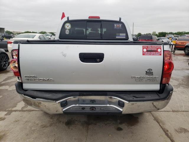 5TEJU62N17Z463540 - 2007 TOYOTA TACOMA DOUBLE CAB PRERUNNER SILVER photo 6